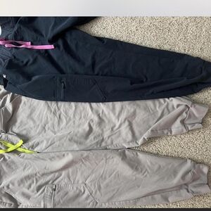 Navy and Gray Jogger Pants Set